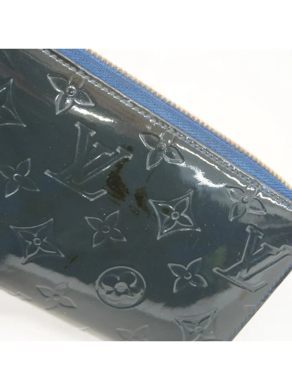 Louis Vuitton Wallet Vernis Zippy Grand Blue